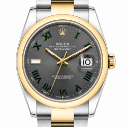 Rolex Datejust 36MM 126203 Two Tone Wimbledon Dial Watch